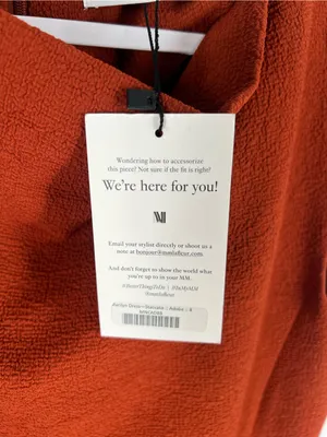 M.M.LaFleur Marilyn Dress Adobe Rust Orange Size 8 NWT thumbnail 6