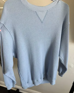 Aerie waffle knit sweater thumbnail 1