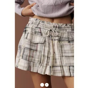 Anthropologie Pilcro Patchwork Bubble Mini Skirt thumbnail 3