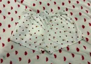 Brandy Melville/john galt strawberries and babies pj shorts NWT thumbnail 2