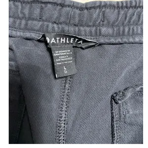 Athleta Joggers Drawstring Women's Size Large Faded Black Athleisure Active thumbnail 4