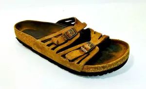 Birkenstock Grenada Soft Foodbed Brown Leather Sandals size 41 thumbnail 1