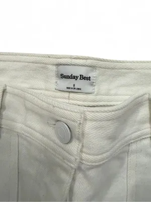 Aritzia Sunday Best White Cargo Pants thumbnail 2