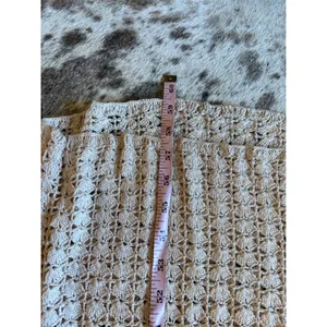 Cult Gaia Tyra Crochet Dress‎ In Beige Cut Out Size Small thumbnail 10