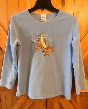 Disney store fleece sweatshirt Tiger size medium ￼(1566) thumbnail 1