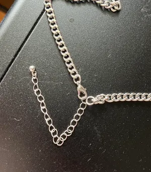 Forever 21 silver rhinestone cross necklace thumbnail 3