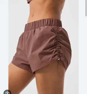 ALO Yoga Cinch It Chestnut High-Rise Athletic Running Shorts thumbnail 2