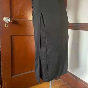 Lauren Ralph Lauren Classic Black V-Neck Dress thumbnail 6