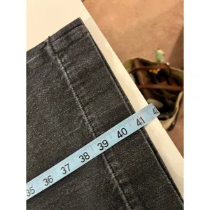 Universal Thread High Rise Wide Leg Black Cotton Denim Jeans Size 12 Regular thumbnail 9