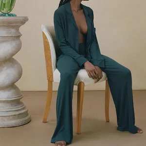 SKIMS pajamas set green M thumbnail 7