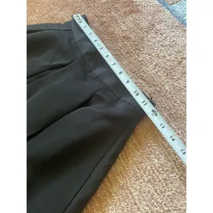 EXPRESS Black A-Line Midi SKIRT with Sheer Panel Details Size XS NWOT thumbnail 6
