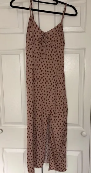Brown Polka Dot Dress thumbnail 1