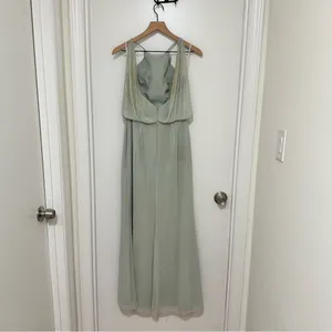 LELA‎ ROSE | Elegant Sage Green Maxi Dress thumbnail 2