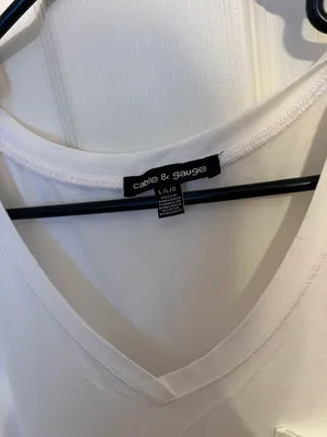 Cable & Gauge Classic White Tee thumbnail 2