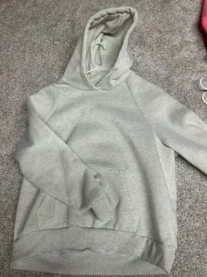 Flower hoodie Gray Size M thumbnail 2