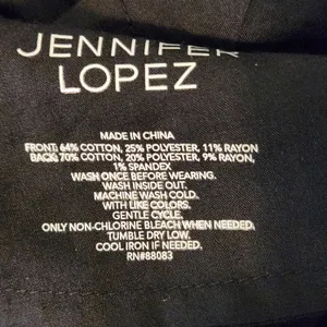 Jennifer Lopez Black Distressed Skinny Ankle Jeans Size 16 NWT thumbnail 12