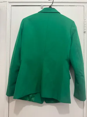 Green Double Breasted Women Blazer size M thumbnail 6