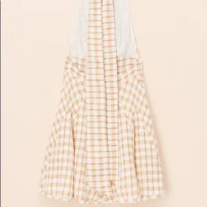✨HP✨FP Do The Twist Women's Gingham Deep V-Neck Pleated Mini Halter Dress✨ thumbnail 8