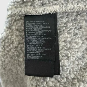 The North Face Crescent Hoodie Pullover Knit Sweatshirt Toggle Gray Womens Large thumbnail 11