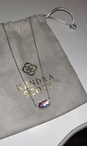 Kendra Scott Elisa Silver Necklace thumbnail 1