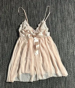 Victoria's secret babydoll negligee top thumbnail 1