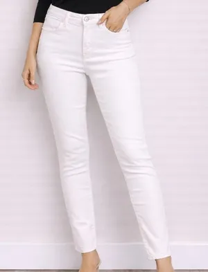 Kate‎ Spade Broome Street White Slim Jeans Size 29 Ooh La La thumbnail 1