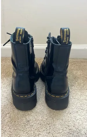 Platform Jadon Dr. Martens Boots Leather thumbnail 2