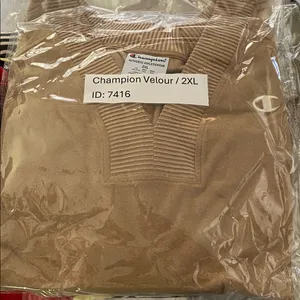 🆕 Champion Women's Soft Touch Rib Mix Pullover Simply Nude Heather 2XL XXL thumbnail 12