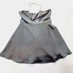 MORE TO COME Talia Diamond Dress in Grey Medium thumbnail 3