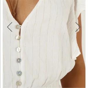 SHOWPO White Flutter Sleeve Tiered Mini Dress - Size 16 / 20 AU thumbnail 8