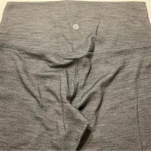 Lululemon Align Pant II 25" Mini Heathered Herringbone Black White/Black Sz 10 thumbnail 10