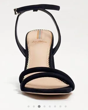 SAM EDELMAN WOMENS KIA BLOCK HEEL black SANDAL SIZE 6.5 thumbnail 4