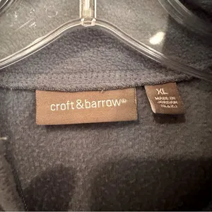 Croft & Barrow Fleece Winter Jacket Women's‎ Size XL Blue Gray Cottagecore Snow thumbnail 6