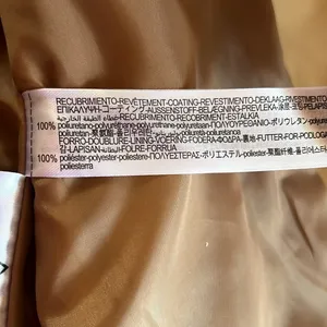 Zara‎ Faux Leather Moto Jacket Camel Brown Size L thumbnail 9
