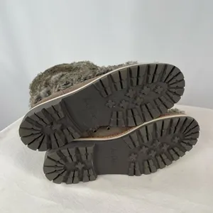 Sam Edelman Blanche Fur Boot‎ in Grey Brown Size 8.5 thumbnail 7