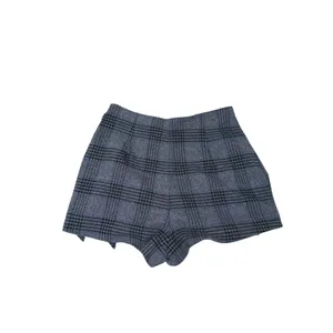 Abercrombie & Fitch Plaid Tie Wrap Skort Size S Gray Preppy Schoolgirl Fall Y2K thumbnail 3