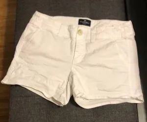 American Eagle Outfitters Stretch Shortie Size 4 White Shorts thumbnail 1