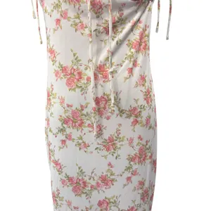 KUTUMAI Women's Summer Floral Bodycon Maxi Dress NWT Coquette Spaghetti Strap LG thumbnail 11