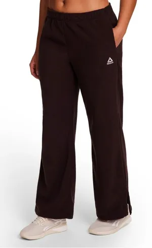 Reebok NWT Wide-Leg Fleece Pants, Chocolate Plum, Women's Plus XXXL thumbnail 1