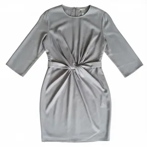 Asos Gray 3/4 Sleeves Mini Dress, US6 thumbnail 5
