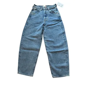 Etica Cassel Ultra High Barrel Jeans Women's Size‎ 24 BlueStone Wash Denim thumbnail 2