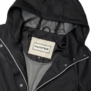 Hunter Women’s Wind & Water Resistant 100% Cotton Raincoat Hooded Jacket Size XS thumbnail 13