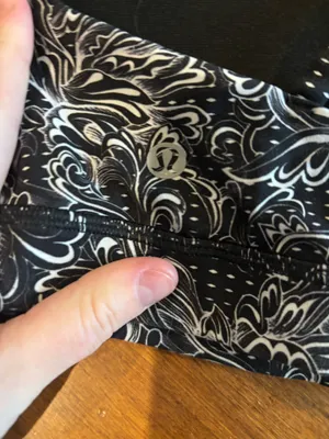 Lululemon black and white sports bra 8 thumbnail 3