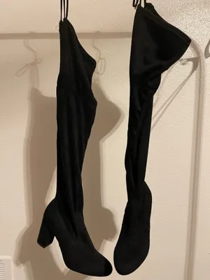 SO Knee-High Black Boots thumbnail 2