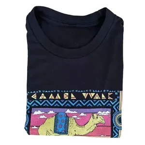 Aztec Boho Bohemian Tribal Black Short Sleeves Unisex T-shirt Novelty Print M/ L thumbnail 7