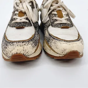 Madewell Kickoff Trainer Sneakers in Leather‎ and Spot Mix Calf Hair 9.5 thumbnail 7