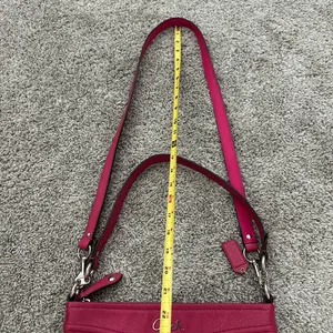 Coach Pink and Beige Signature Crossbody Bag thumbnail 6