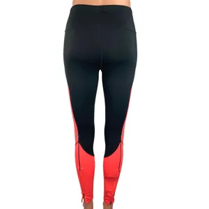 New Balance Black Pink Accelerate Low Rise Crop Activewear Yoga Tight Leggings S thumbnail 3