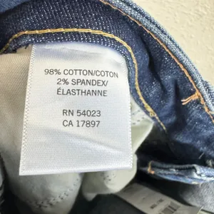 Banana Republic Womens 30/10 Medium Wash Logo Tape Cuff Cropped Capri Jeans NEW thumbnail 7