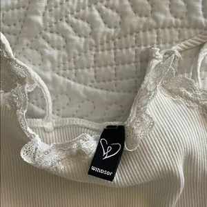 Windsor White Ribbed Bodysuit thumbnail 2
